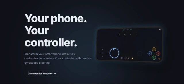 GripSync phone-as-controller interface